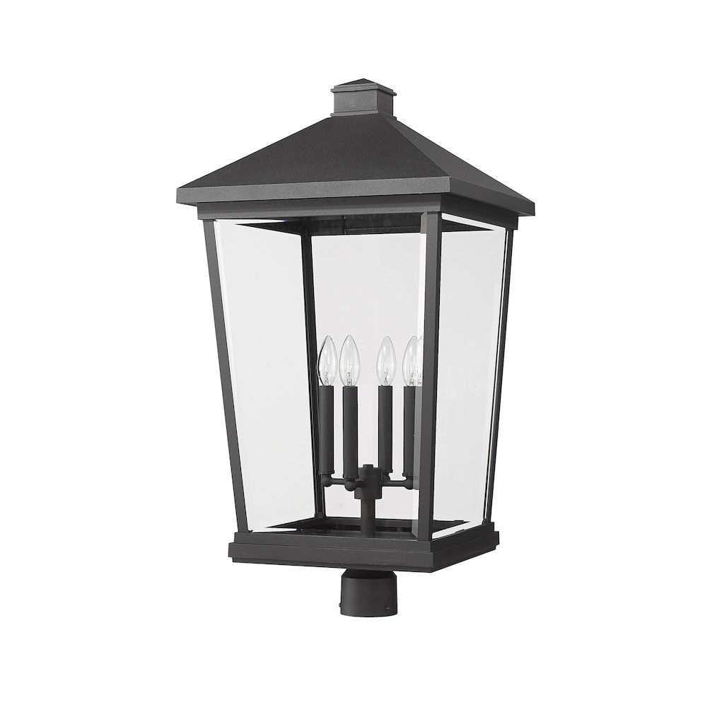 Z-Lite 4 Light Outdoor Post Mount Fixture. Picture 5
