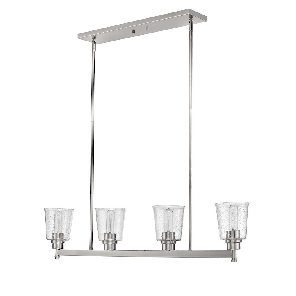 Z-Lite 4 Light Linear Chandelier. Picture 5