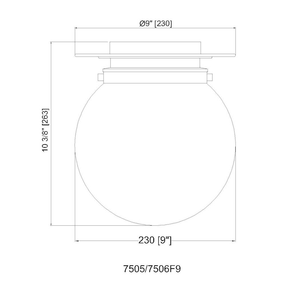 Z-Lite 1 Light Flush Mount. Picture 8