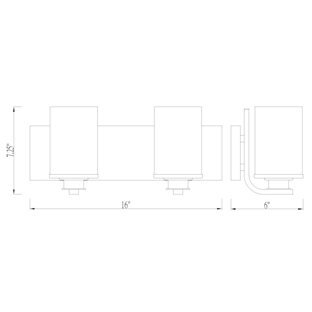 Z-Lite 2 Light Vanity. Picture 8