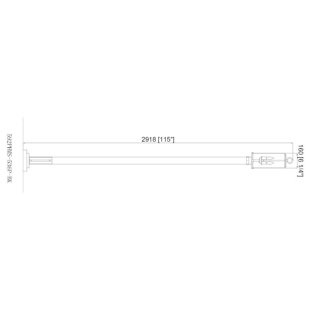 Z-Lite 2 Light Outdoor Post Mounted Fixture. Picture 8