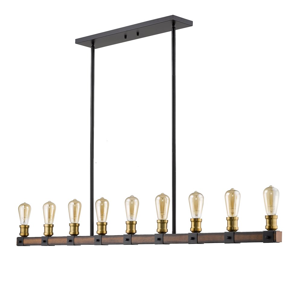 Z-Lite 9 Light Linear Chandelier. Picture 5