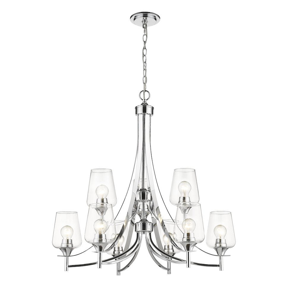 Z-Lite 9 Light Chandelier. Picture 2