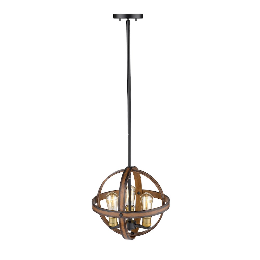 Z-Lite 3 Light Pendant. Picture 4