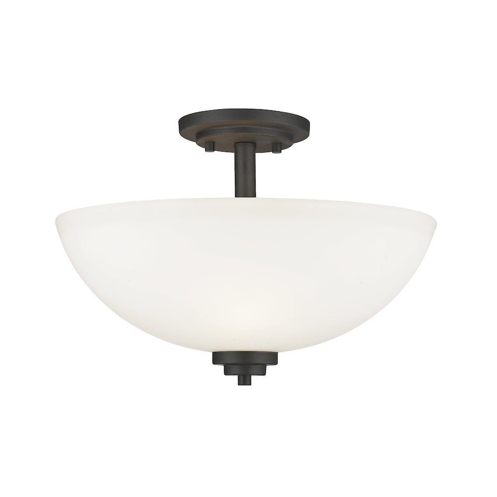 Z-Lite 3 Light Semi Flush Mount. Picture 1