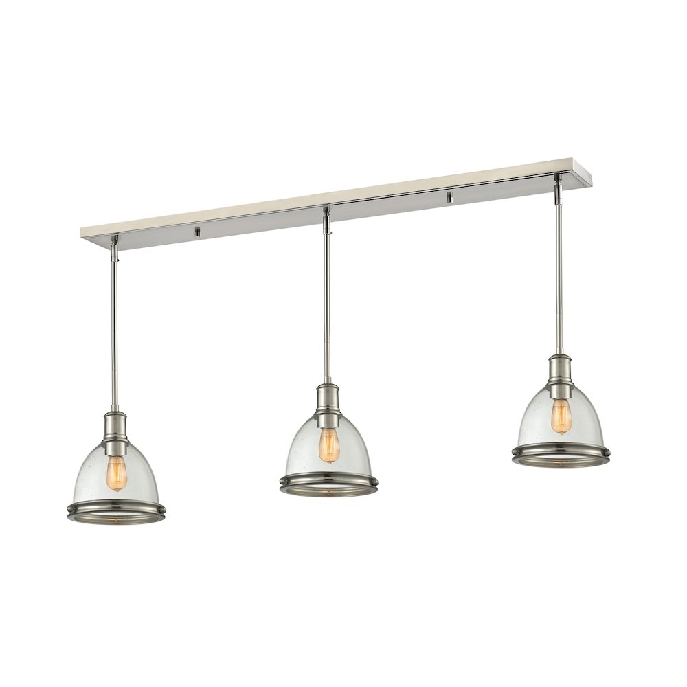 Z-Lite 3 Light Linear Chandelier. Picture 1