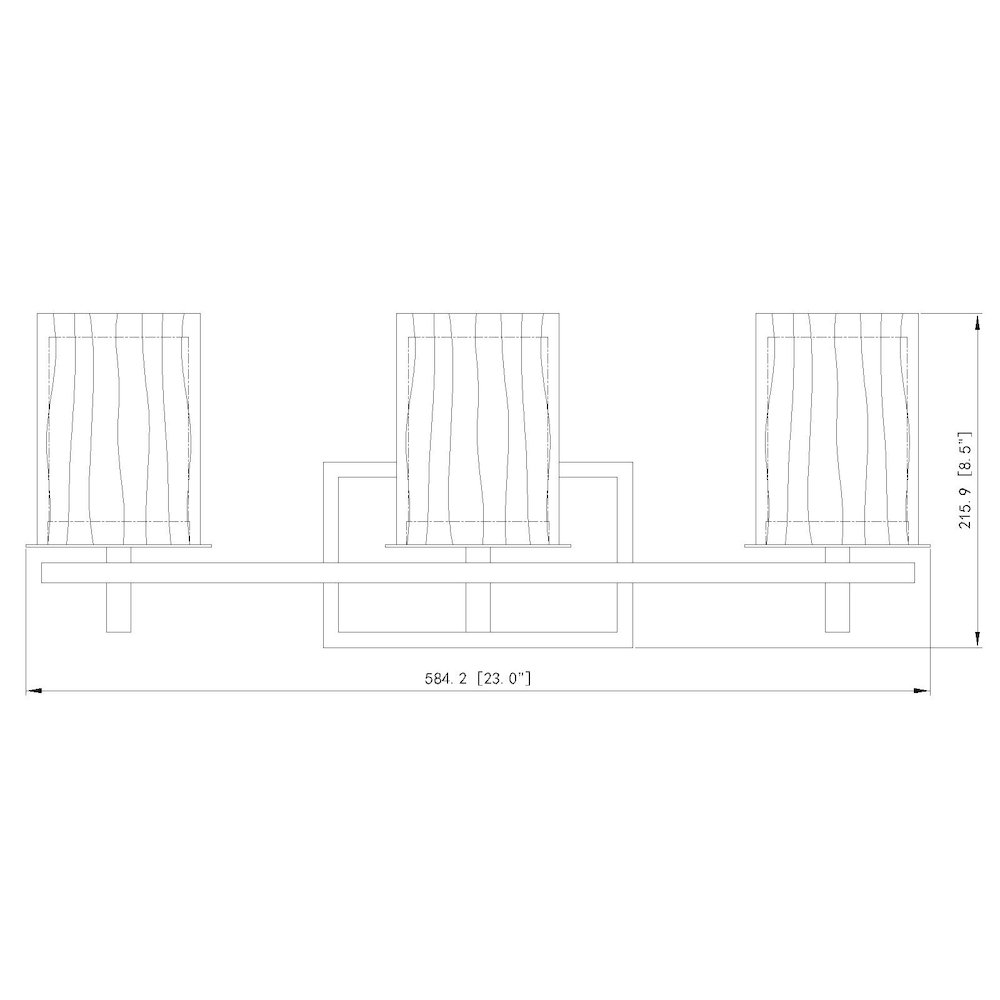 Z-Lite 3 Light Vanity. Picture 8