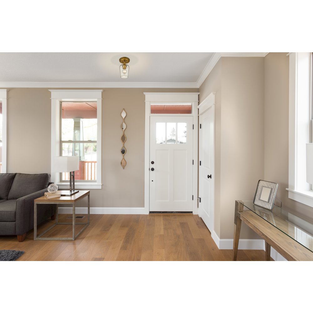 Z-Lite 1 Light Flush Mount. Picture 6