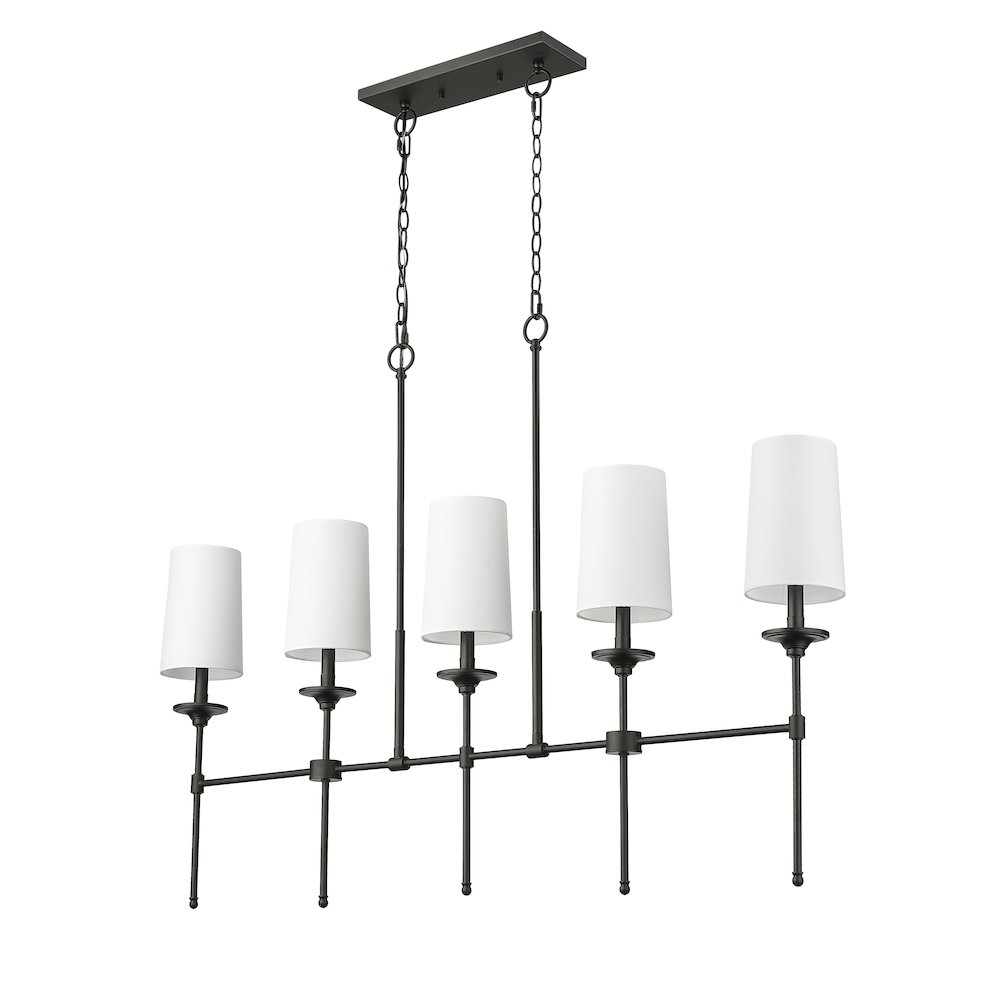 Z-Lite 5 Light Linear Chandelier. Picture 5