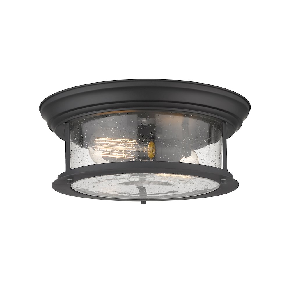 Z-Lite 2 Light Flush Mount. Picture 1