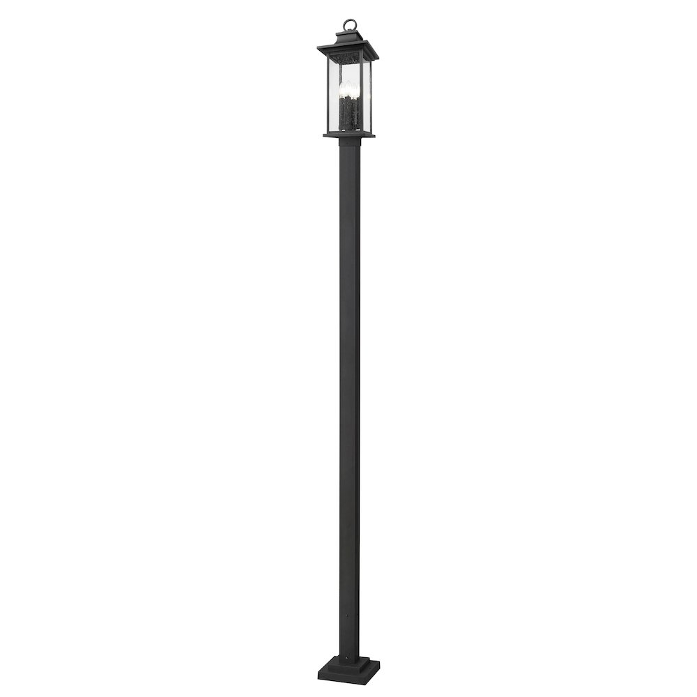 Z-Lite 4 Light Outdoor Post Mounted Fixture. Picture 1