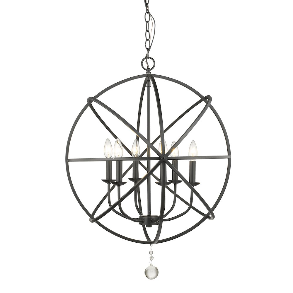 Z-Lite 6 Light Chandelier. Picture 3