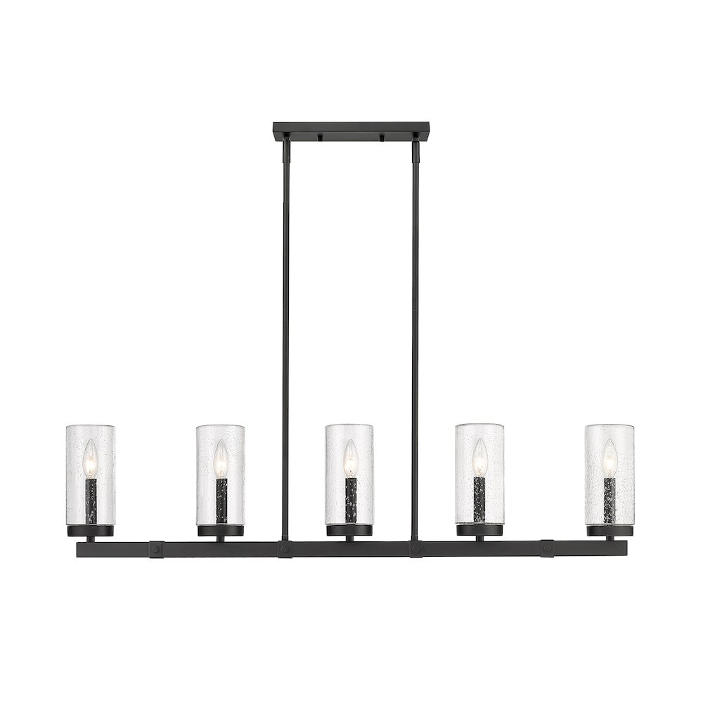 Z-Lite 5 Light Outdoor Linear Chandelier. Picture 2