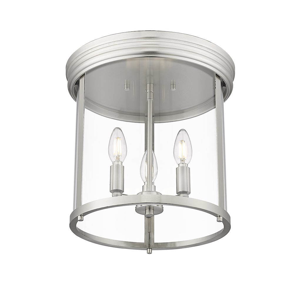 Z-Lite 3 Light Flush Mount. Picture 3
