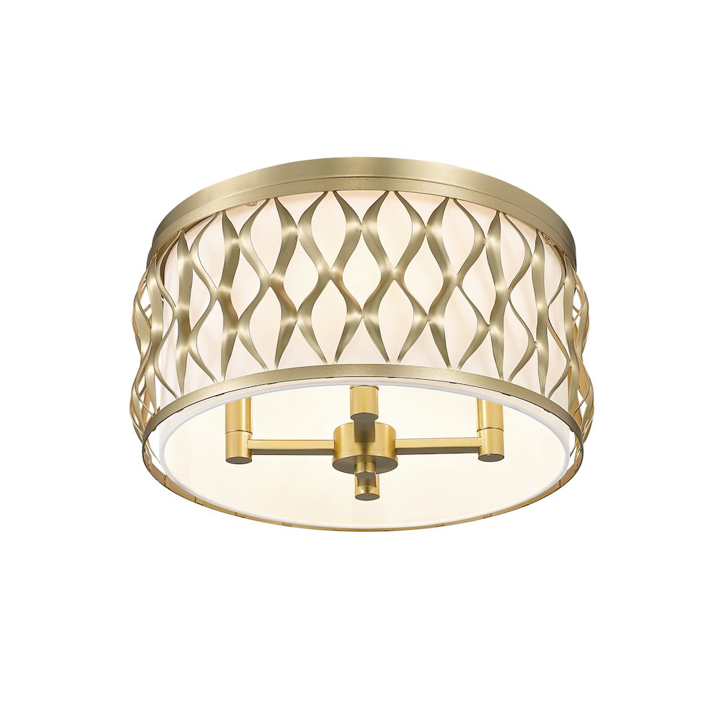 Z-Lite 4 Light Flush mount. Picture 3