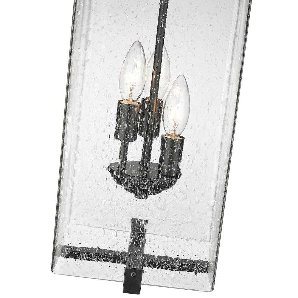 Z-Lite 3 Light Outdoor Chain Mount Ceiling Fixture. Picture 4
