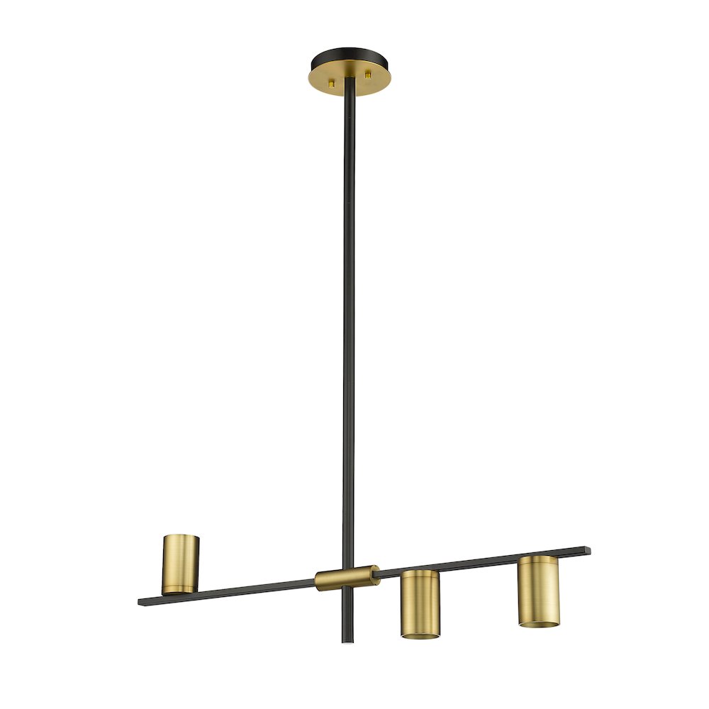 Z-Lite 3 Light Linear Chandelier. Picture 5