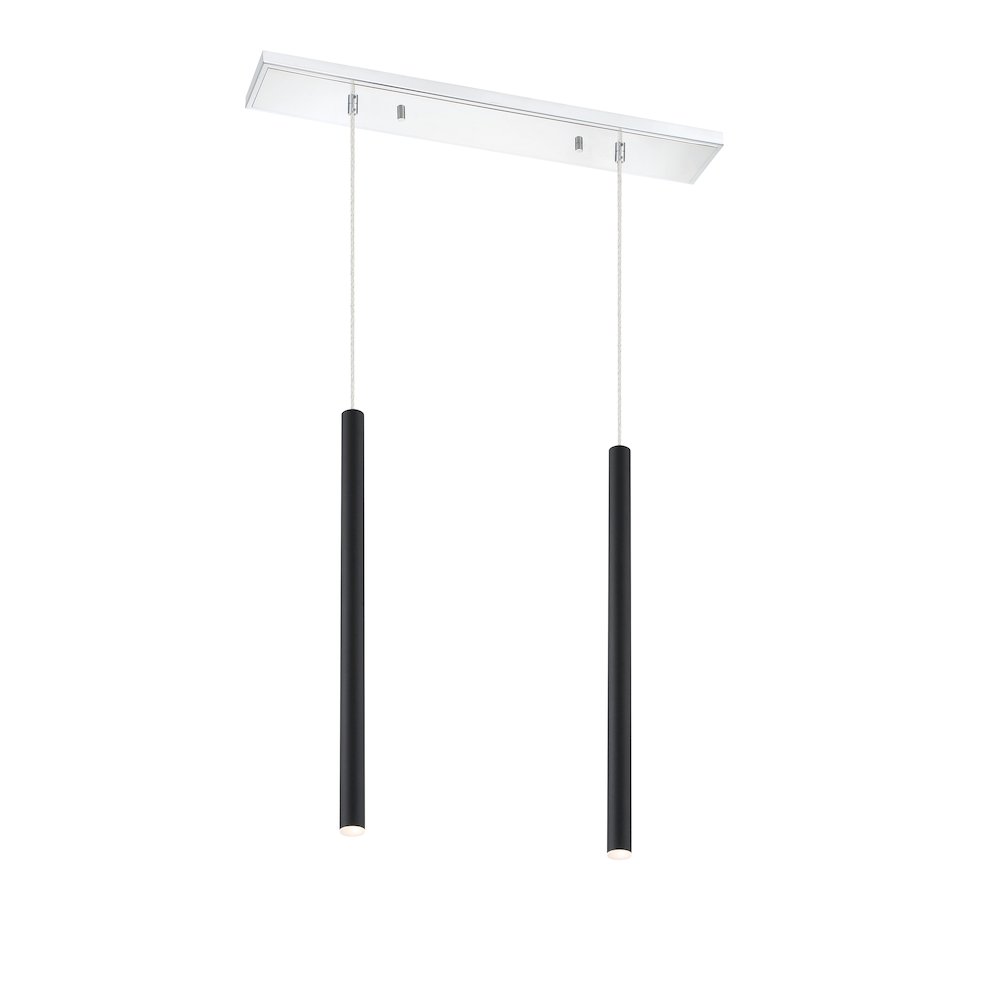 Z-Lite 2 Light Linear Chandelier. Picture 1