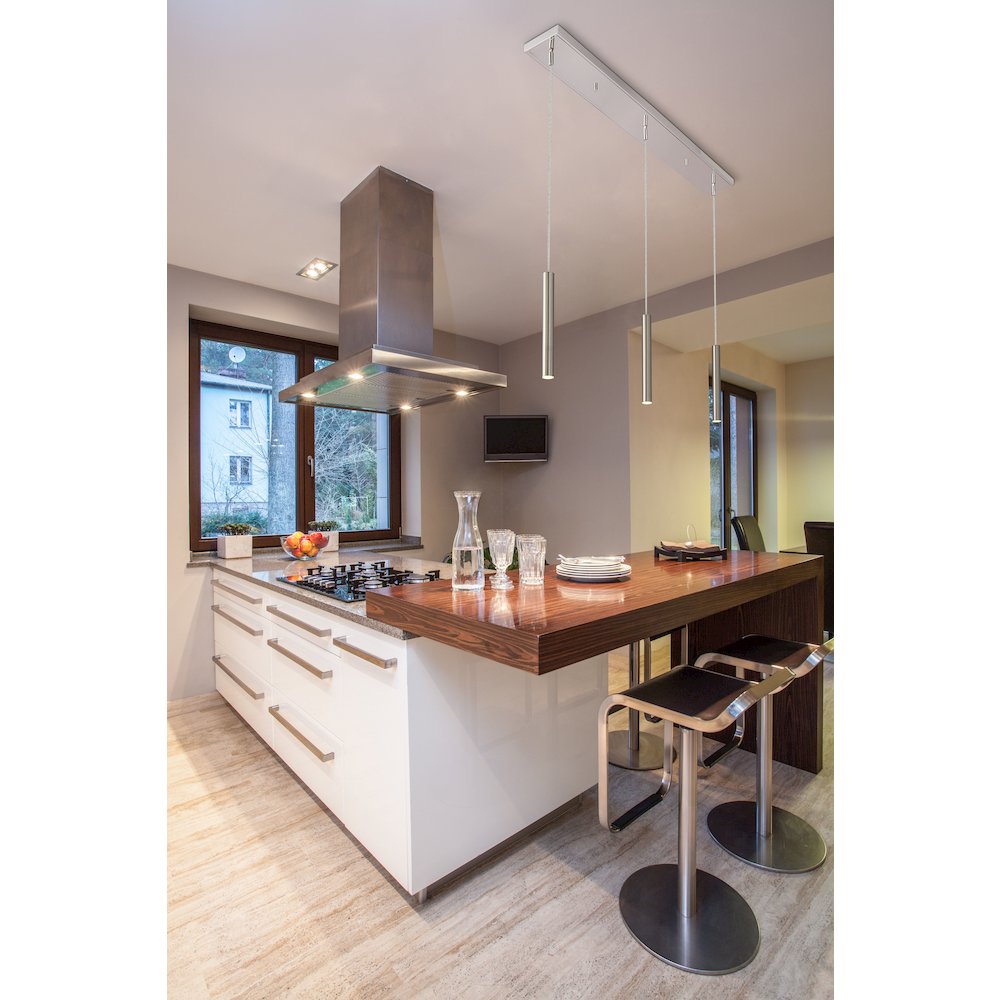 Z-Lite 3 Light Linear Chandelier. Picture 6