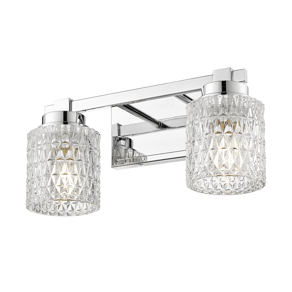 Z-Lite 2 Light Vanity, Chrome. Picture 3