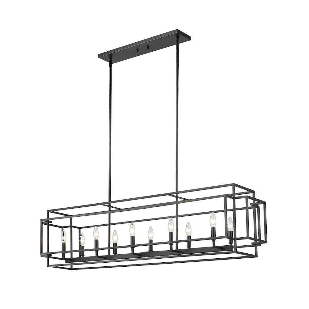 Z-Lite 10 Light Linear Chandelier. Picture 3