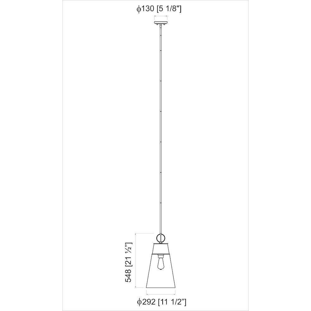 Z-Lite 1 Light Pendant. Picture 8