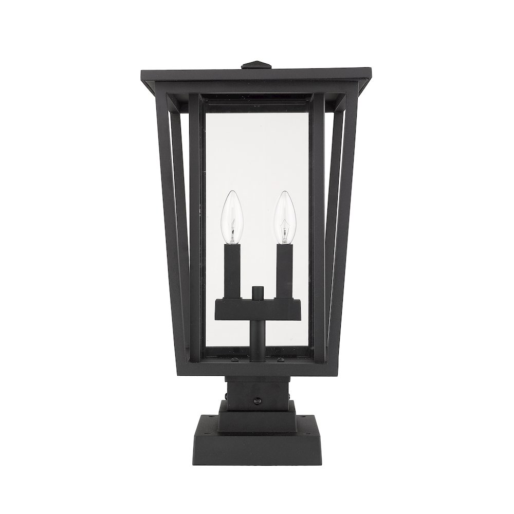 Z-Lite 2 Light Outdoor Pier Mounted Fixture. Picture 4