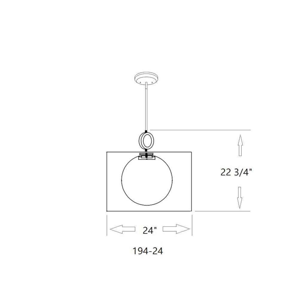 Z-Lite 1 Light Pendant. Picture 8