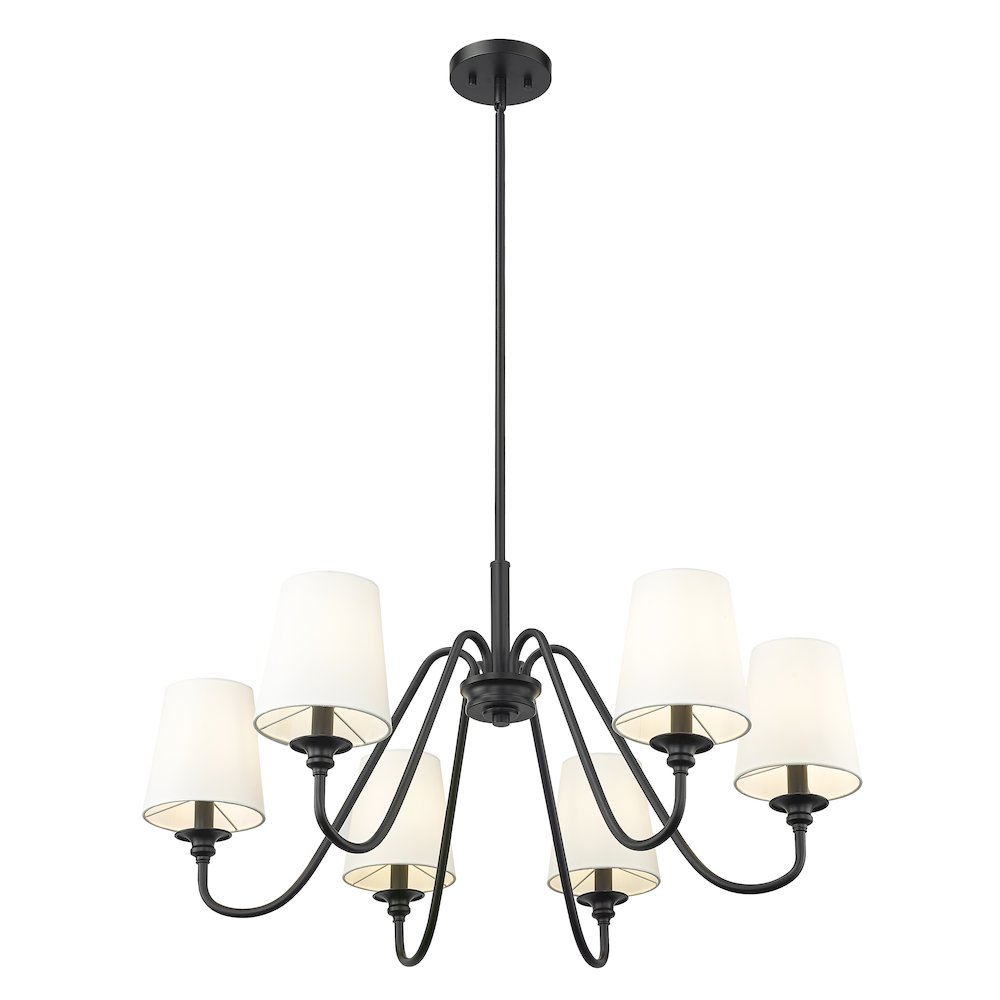 Z-Lite 6 Light Chandelier. Picture 3