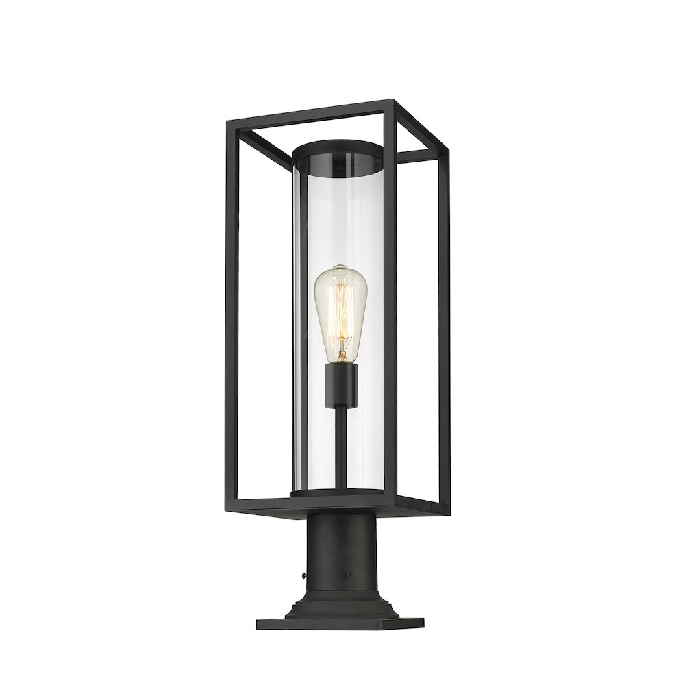 Z-Lite 1 Light Outdoor Pier Mounted Fixture. Picture 3