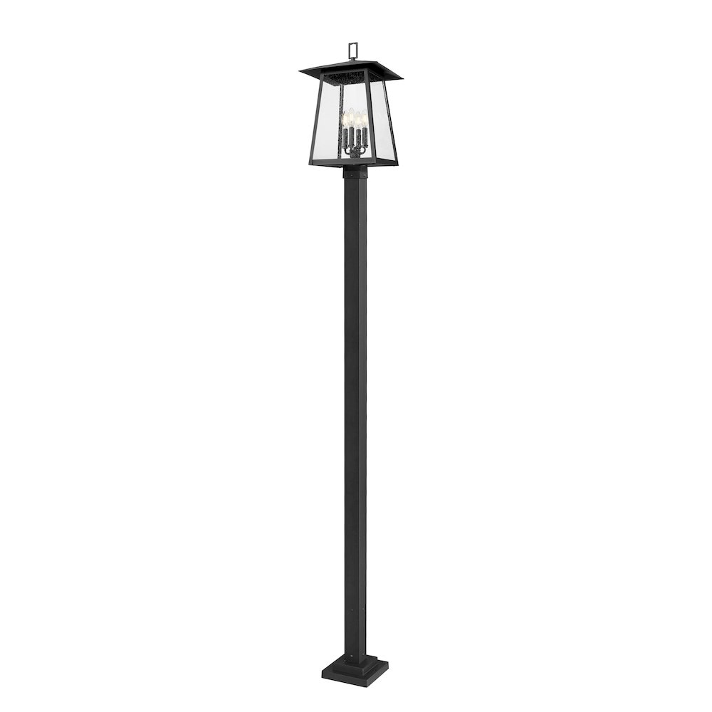 Z-Lite 4 Light Outdoor Post Mounted Fixture. Picture 1