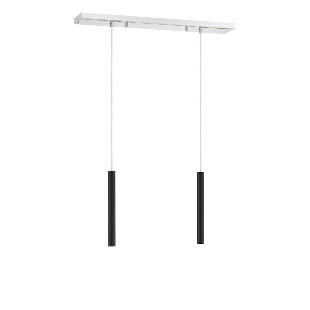 Z-Lite 2 Light Linear Chandelier. Picture 3