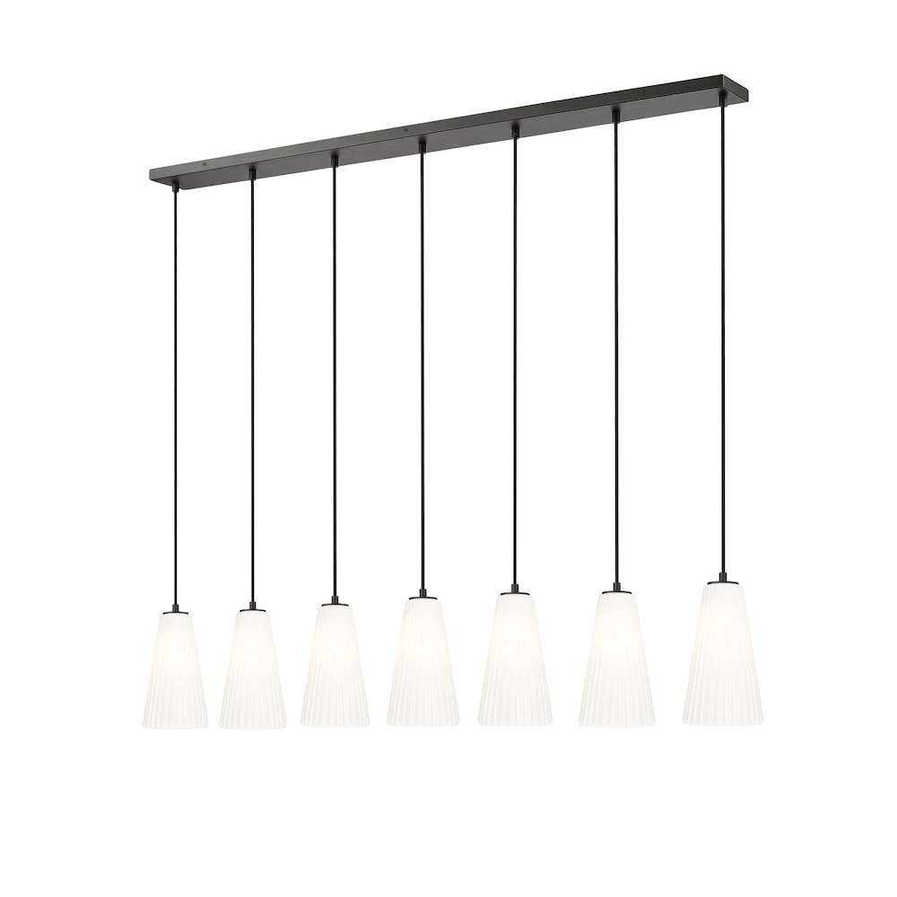 Z-Lite 7 Light Linear Chandelier. Picture 1