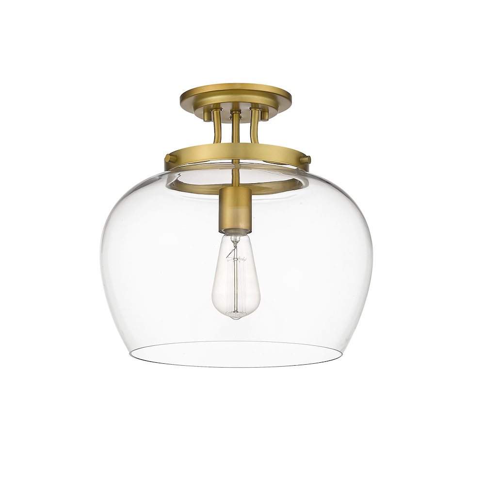 Z-Lite 1 Light Semi Flush Mount. Picture 5