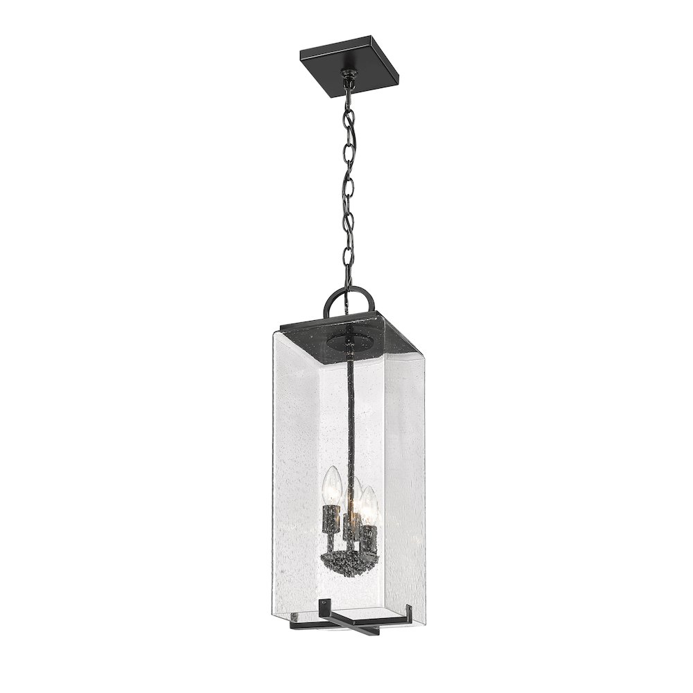 Z-Lite 3 Light Outdoor Chain Mount Ceiling Fixture. Picture 2
