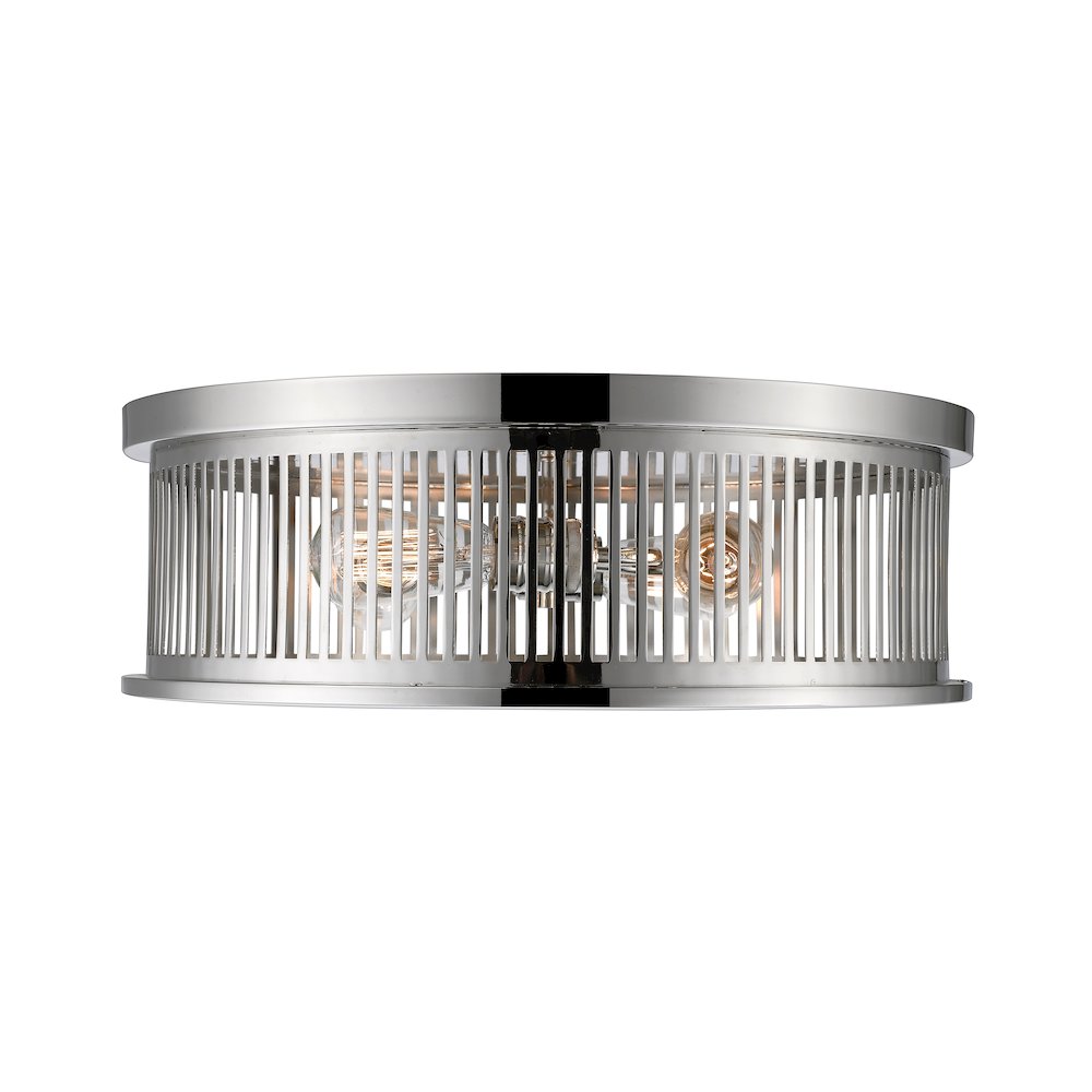Z-Lite 4 Light Flush Mount. Picture 1