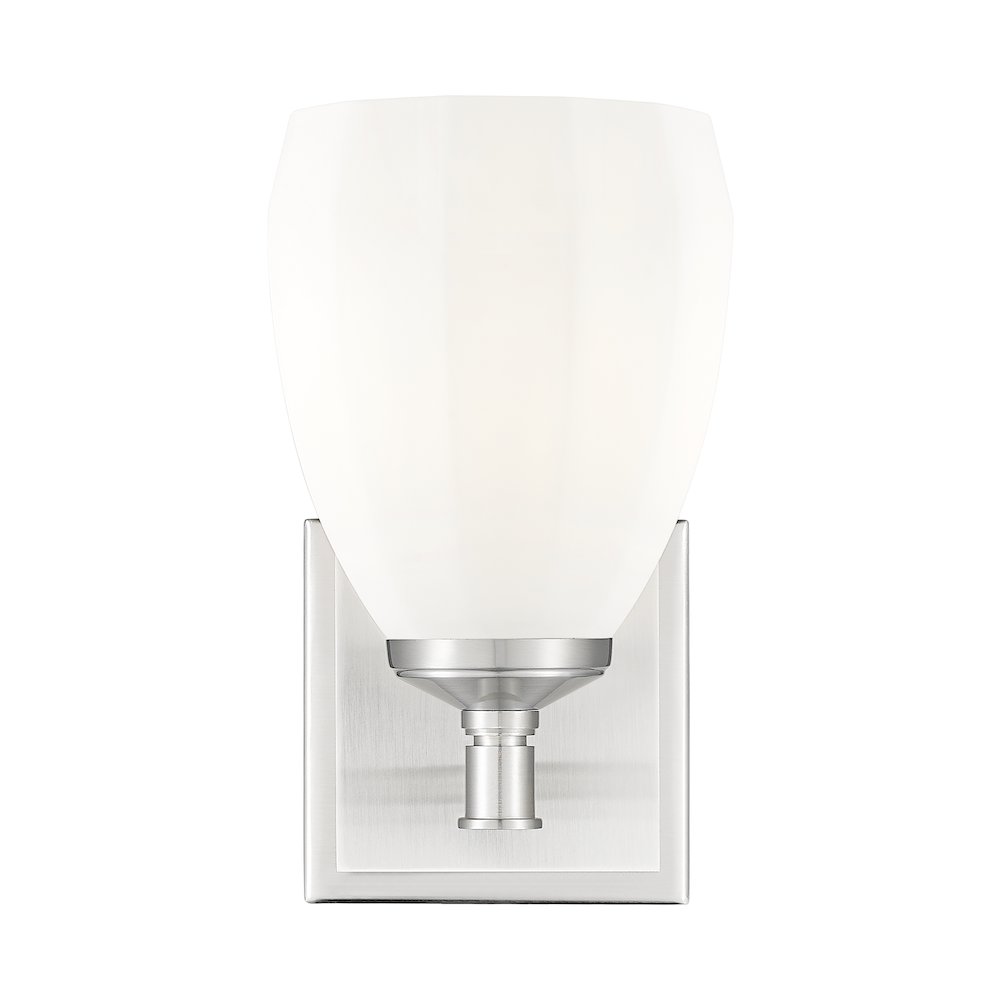 Z-Lite Oren 1 Light Vanity in Brushed Nickel color, Steel frame. Picture 2