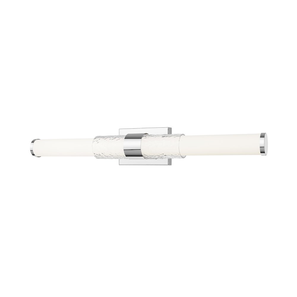 Z-Lite Egon 1 Light Vanity in Chrome color, Steel frame. Picture 1