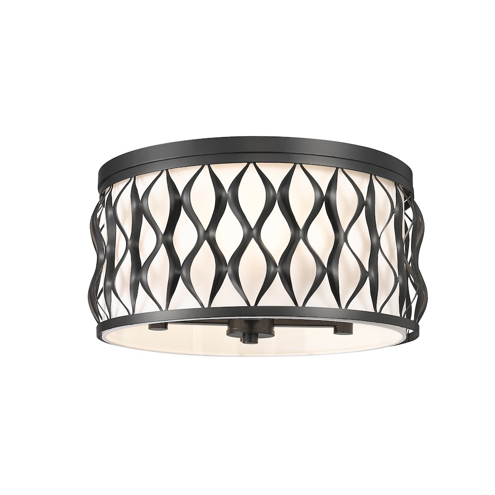 Z-Lite 4 Light Flush mount. Picture 2