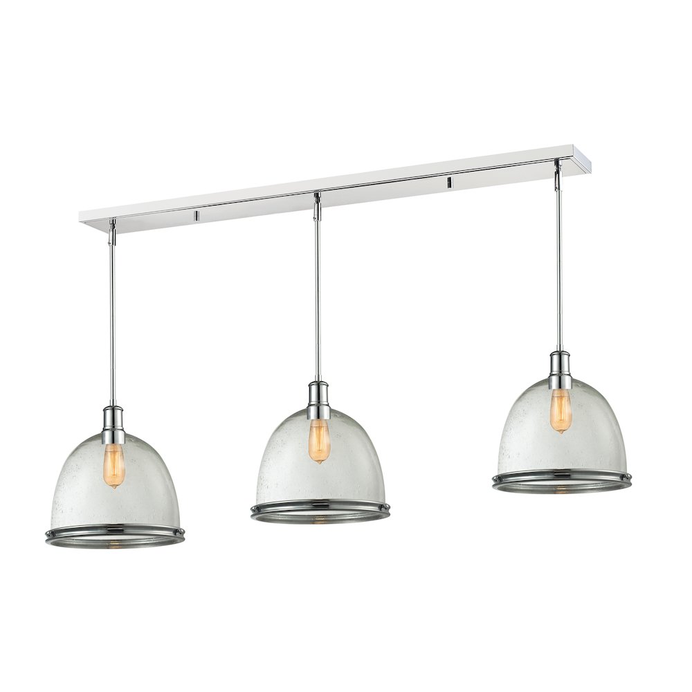 Z-Lite 3 Light Linear Chandelier. Picture 1