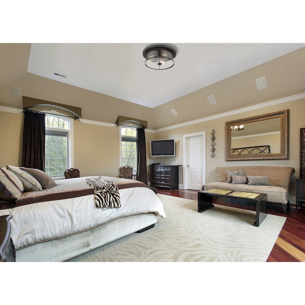 Z-Lite 3 Light Flush Mount. Picture 5