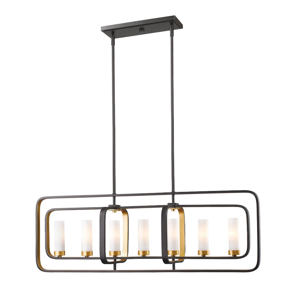 Z-Lite 7 Light Linear Chandelier. Picture 1