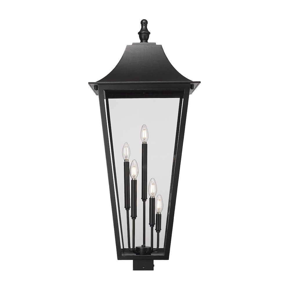 Z-Lite 5 Light Outdoor Post Mount Fixture. Picture 3