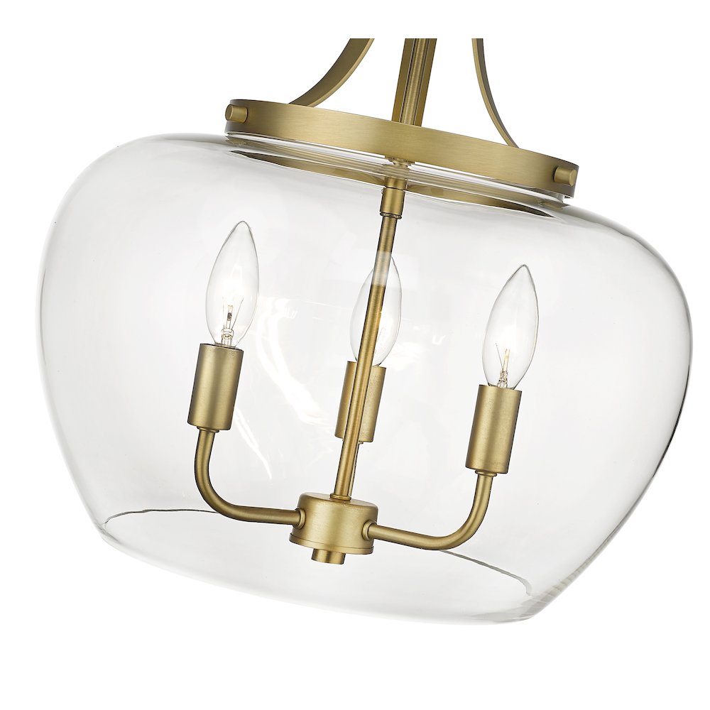Z-Lite 3 Light Pendant. Picture 4