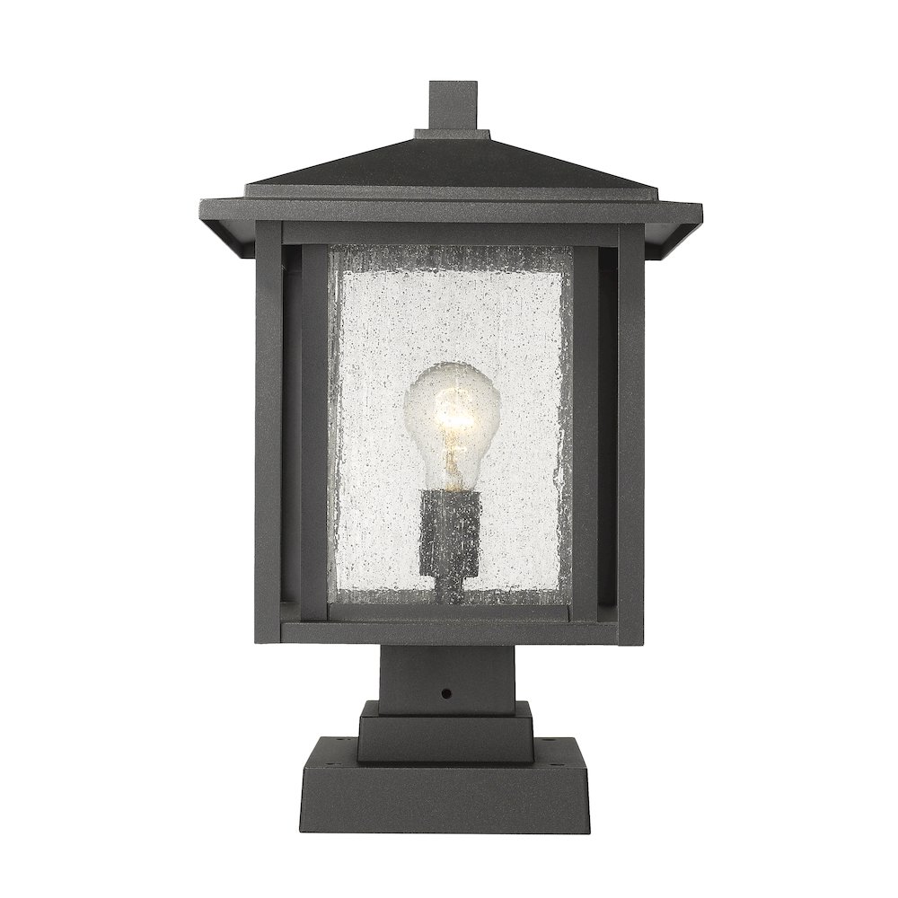Z-Lite 1 Light Outdoor Pier Mounted Fixture. Picture 2