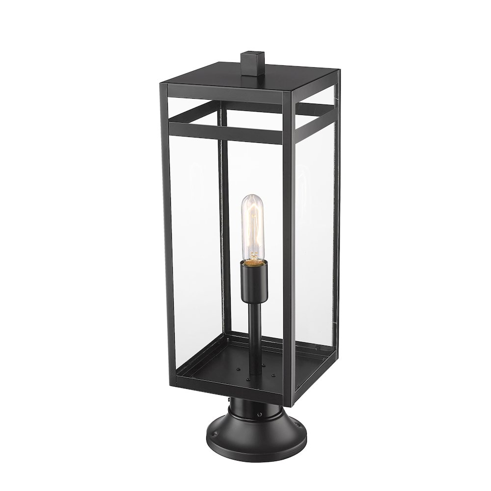 Z-Lite 1 Light Outdoor Pier Mounted Fixture. Picture 3