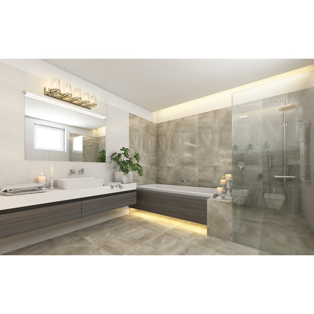 Z-Lite 5 Light Vanity. Picture 6