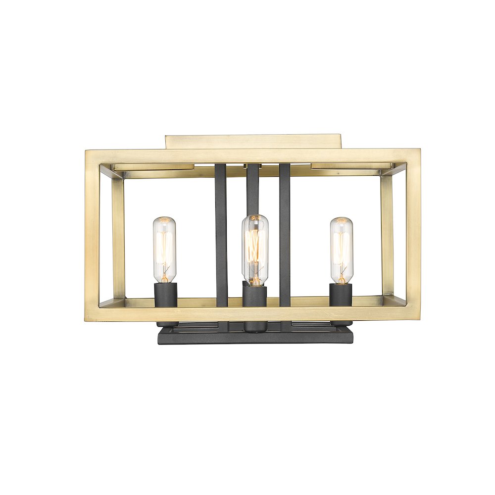 Z-Lite 4 Light Flush Mount. Picture 2