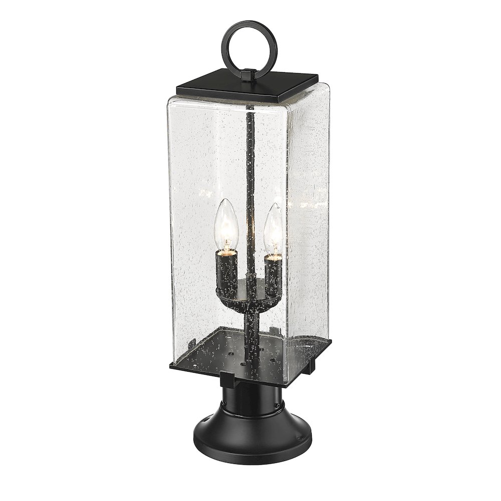 Z-Lite 2 Light Outdoor Pier Mounted Fixture. Picture 2
