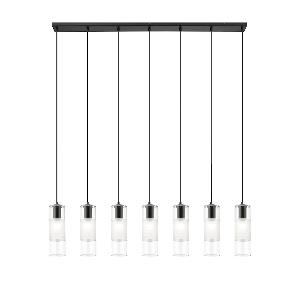 Z-Lite 7 Light Linear Chandelier. Picture 2